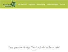 Tablet Screenshot of musikschule-burscheid.de